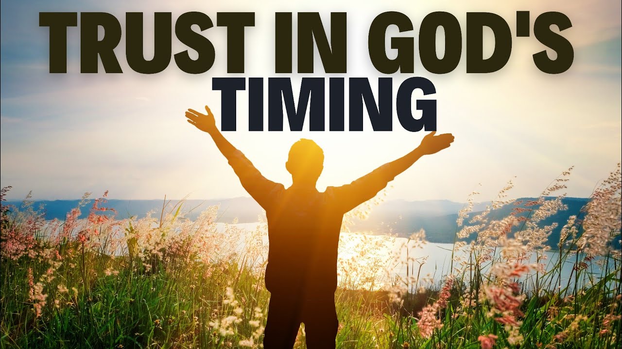 Be still and watch your life change when you trust in God's timing - Christian motivation