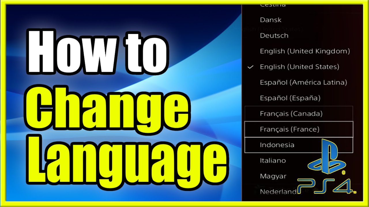 How to Change Language on PS4 (Fast Method!)