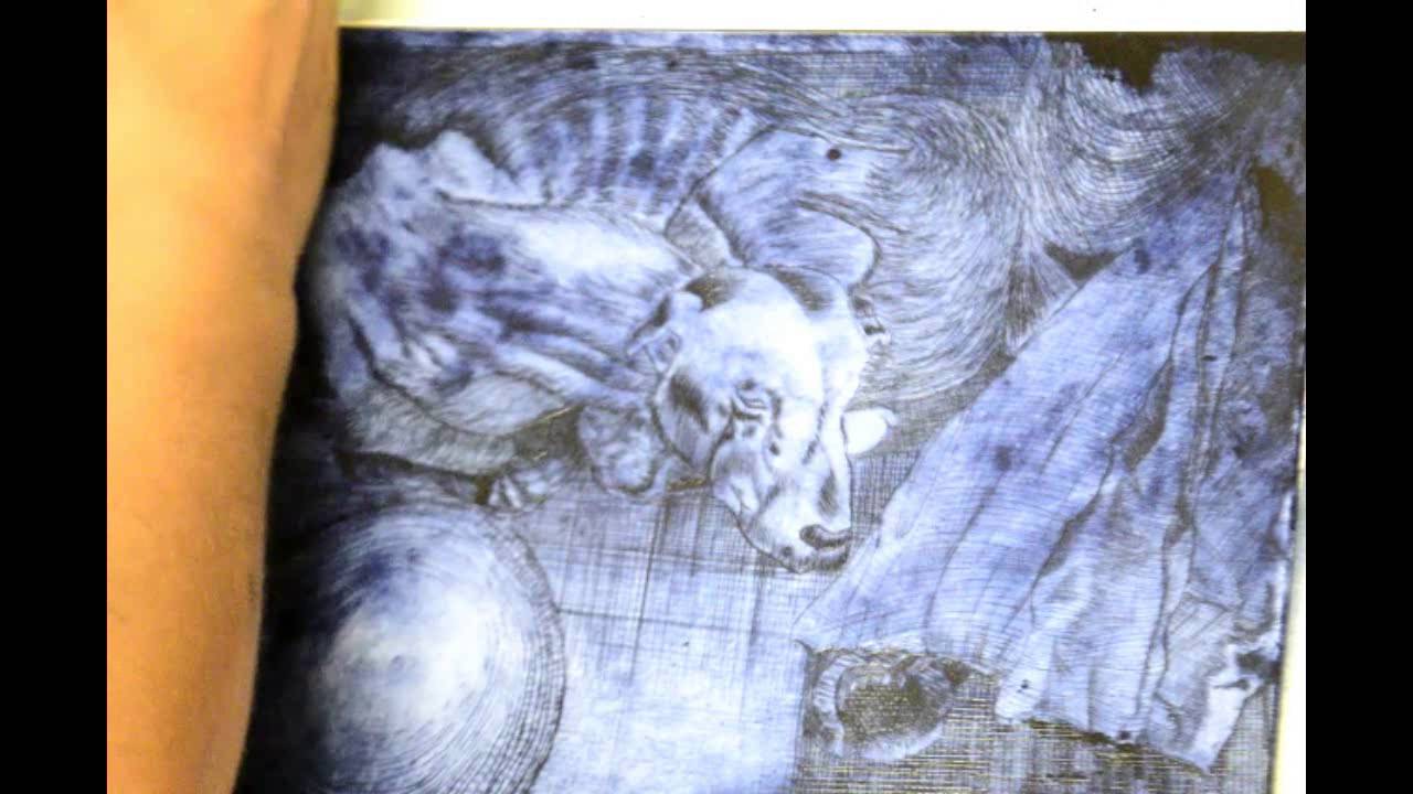 Proceso de grabado: Punta Seca:  Impresion     Taller de Arte: Artescienza -Rionegro