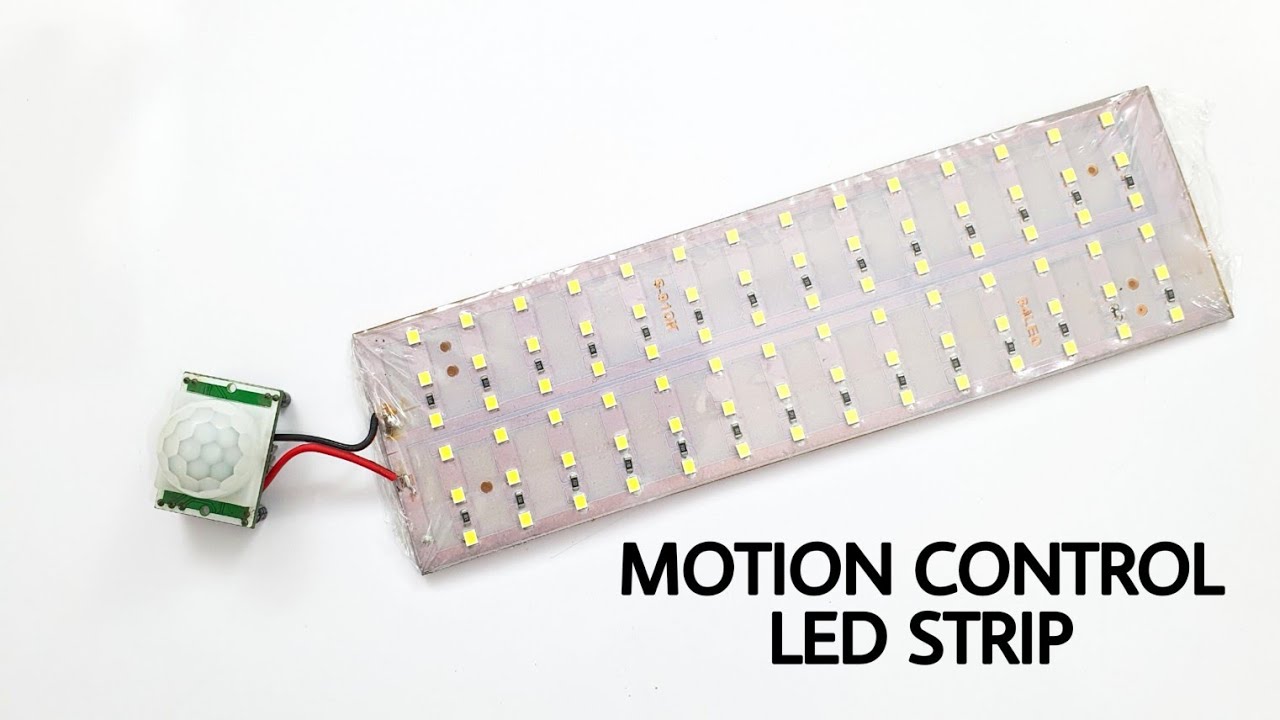 Motion control 12v Led Strip  | how to make motion led strip using PIR sensor