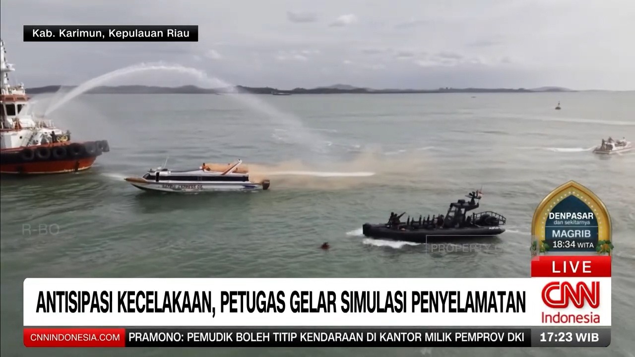 Antisipasi Kecelakaan, Petugas Gelar Simulasi Penyelamatan