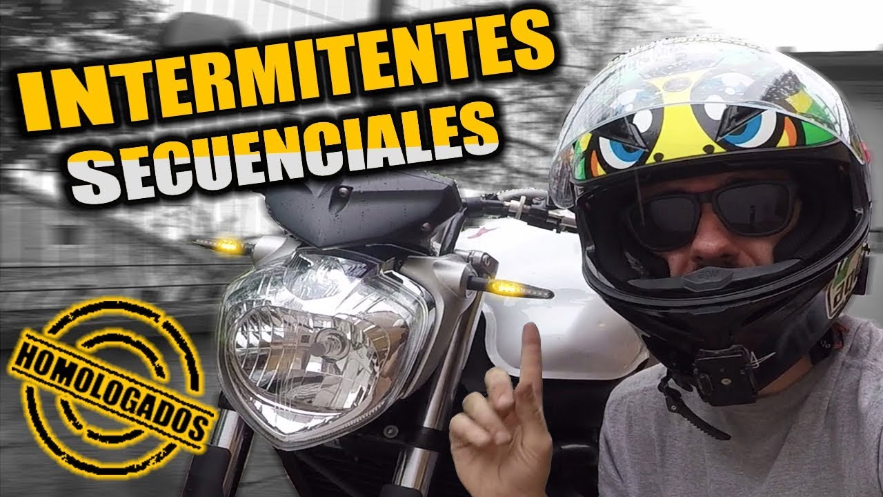 INTERMITENTES LED SECUENCIALES para MOTO HOMOLOGADOS / Instalacion en FZ6N