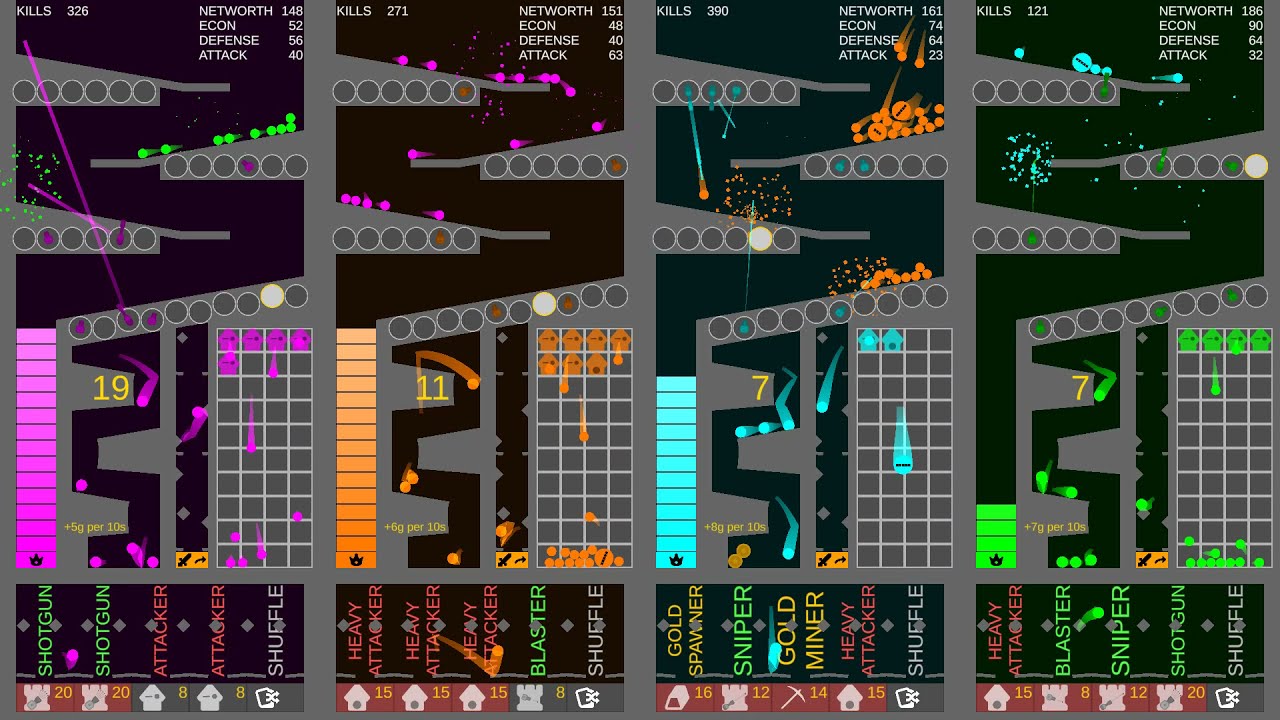 Line Tower Wars #3 - Marble Battle