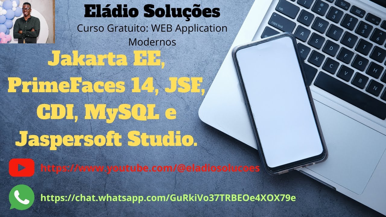 Curso Gratuito de Jakarta EE, PrimeFaces, JSF, CDI, MySQL e Jaspersoft Studio!
