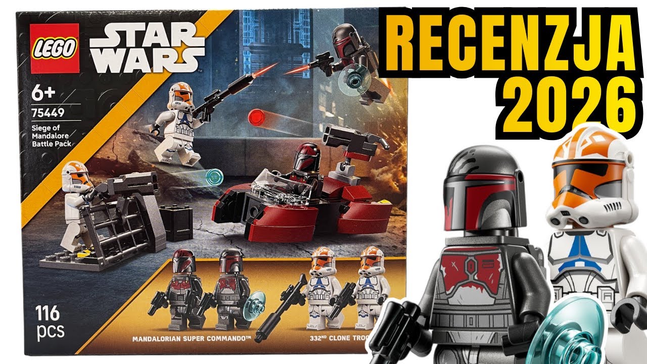 LEGO STAR WARS 75449 - OBLĘŻENIE MANDALORE BATTLE PACK (2026) | RECENZJA