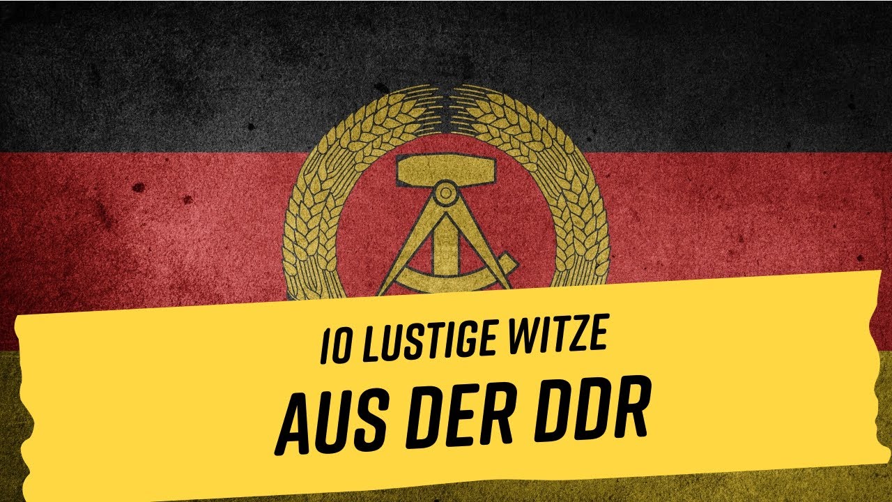 10 lustige Witze aus der DDR - mit Jupp und Pitter