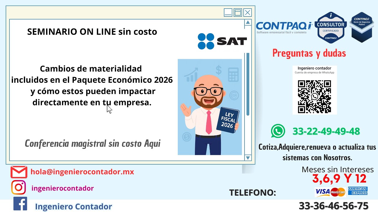 Reformas 2026 Materialidad 2026 ¿esto como afecta a mi Empresa?