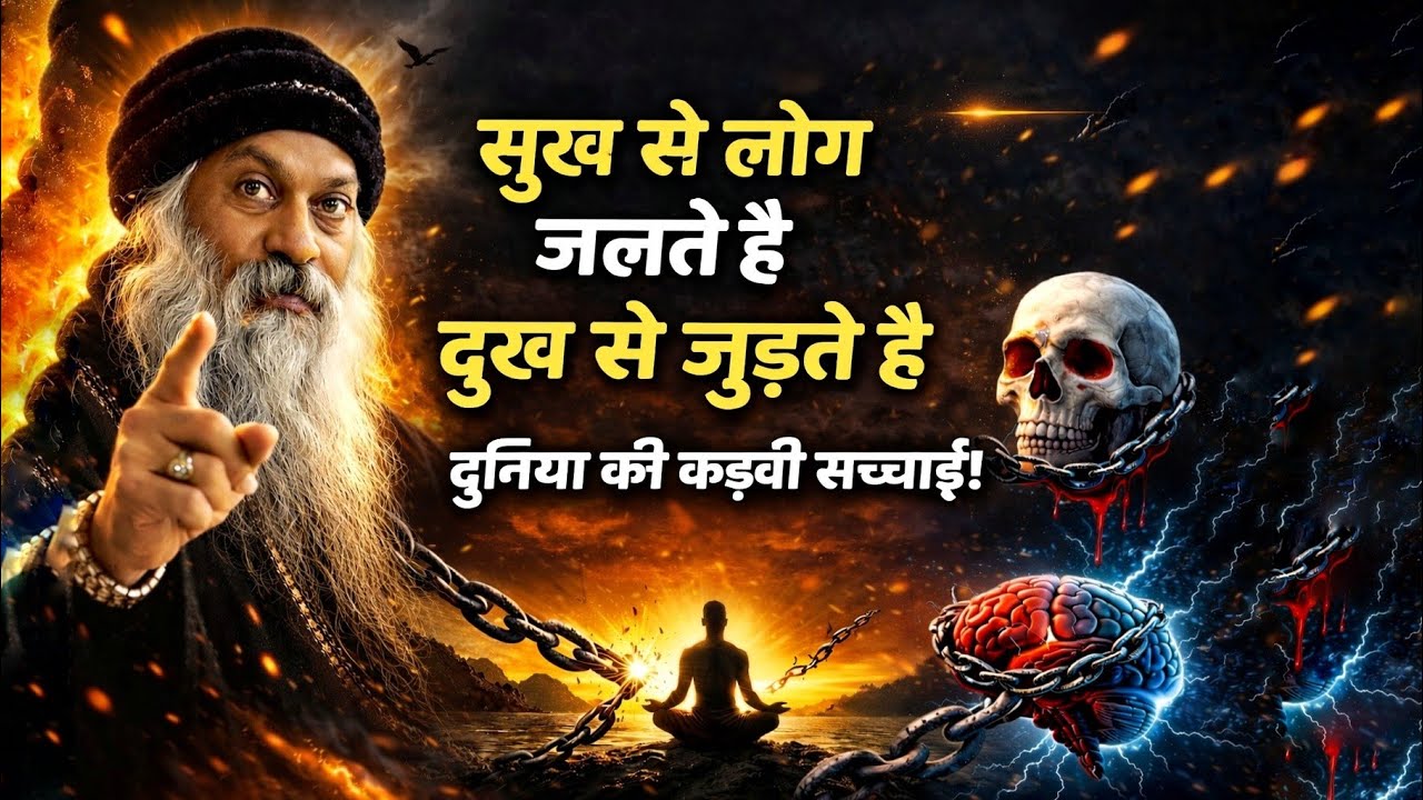 Osho : सुख से लोग जलते हैं, दुख से जुड़ते हैं — दुनिया की कड़वी सच्चाई #osho #oshowisdom #hindi 