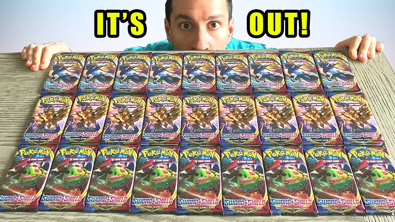 *THE NEWEST POKEMON CARDS SET IS OFFICIALLY OUT!* Let's Open Sword and Shield Packs!