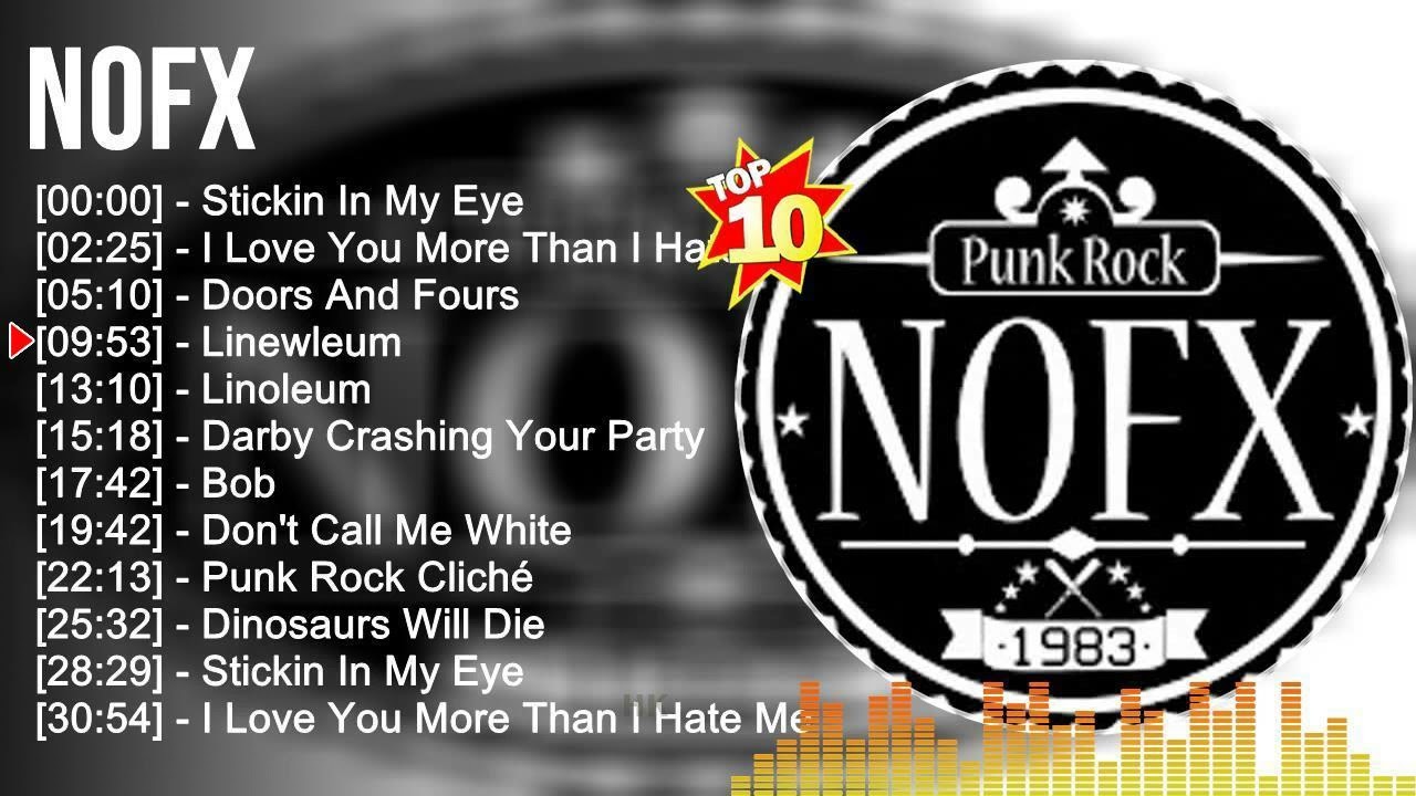 N O F X Greatest Hits ~ Rock Music ~ Top 200 Rock Artists of All Time