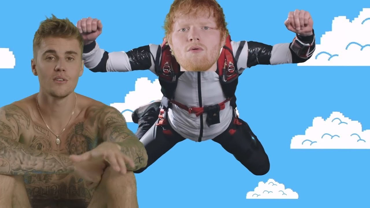 Ed Sheeran & Justin Bieber   I Don't Care Official Video ( But In Reverse )