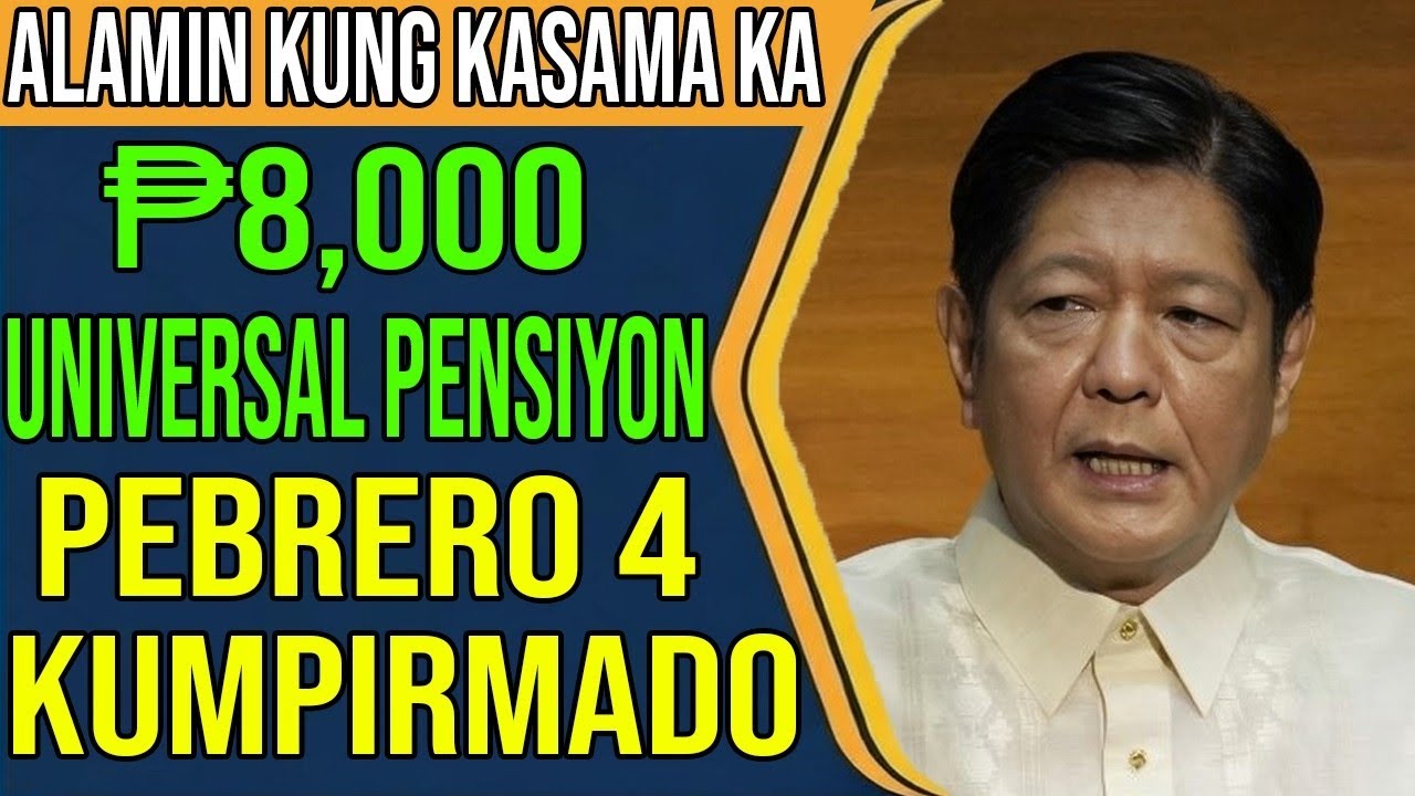 ATTENTION SENIOR: ₱8,000 UNIVERSAL PENSION Febuary 4 &mdash; MARAMING MAWAWALAN NG BENEPISYO, ALAMIN KUNG 
