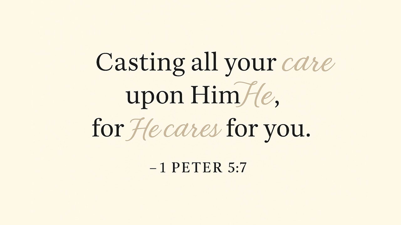 8 Hour Bible Verse Screensaver for Anxiety 📺 | Peaceful TV Display of God&rsquo;s Comforting Promises