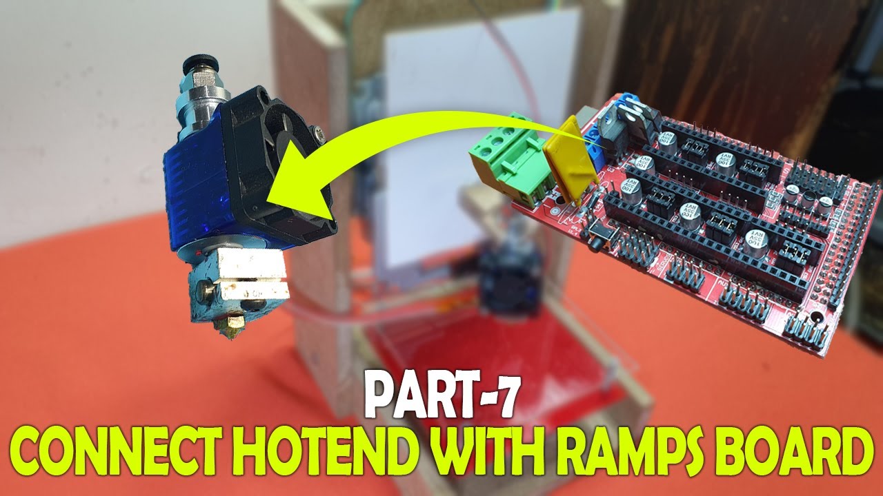 How to connect Hotend with ramps 1.4