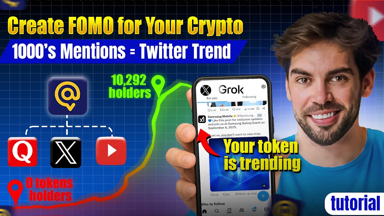 The N&deg;1 CRYPTO Marketing To Trend Without Ads (Organic Growth Hack)
