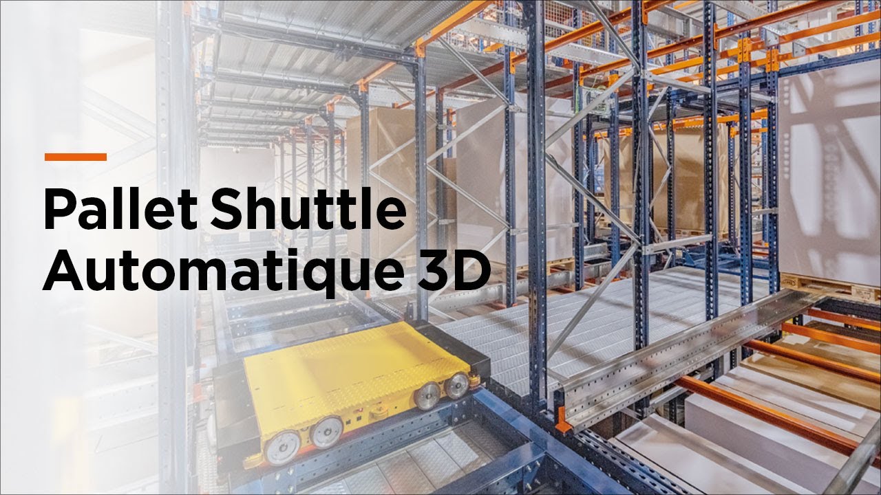Pallet Shuttle Automatique 3D - Mecalux