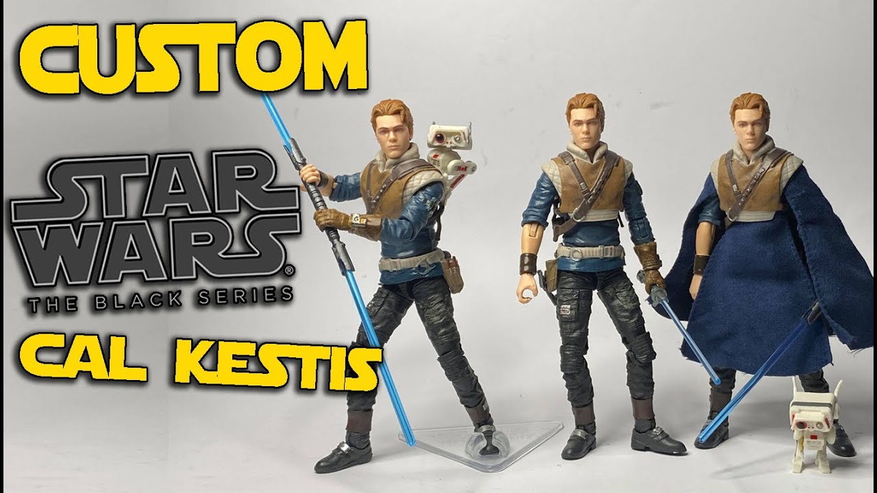 CUSTOM BLACK SERIES CAL KESTIS (Jedi Fallen Order)