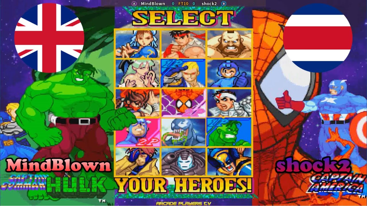 Marvel vs. Capcom ➤ MindBlown (UK) vs shock2 (Costa Rica) mvsc