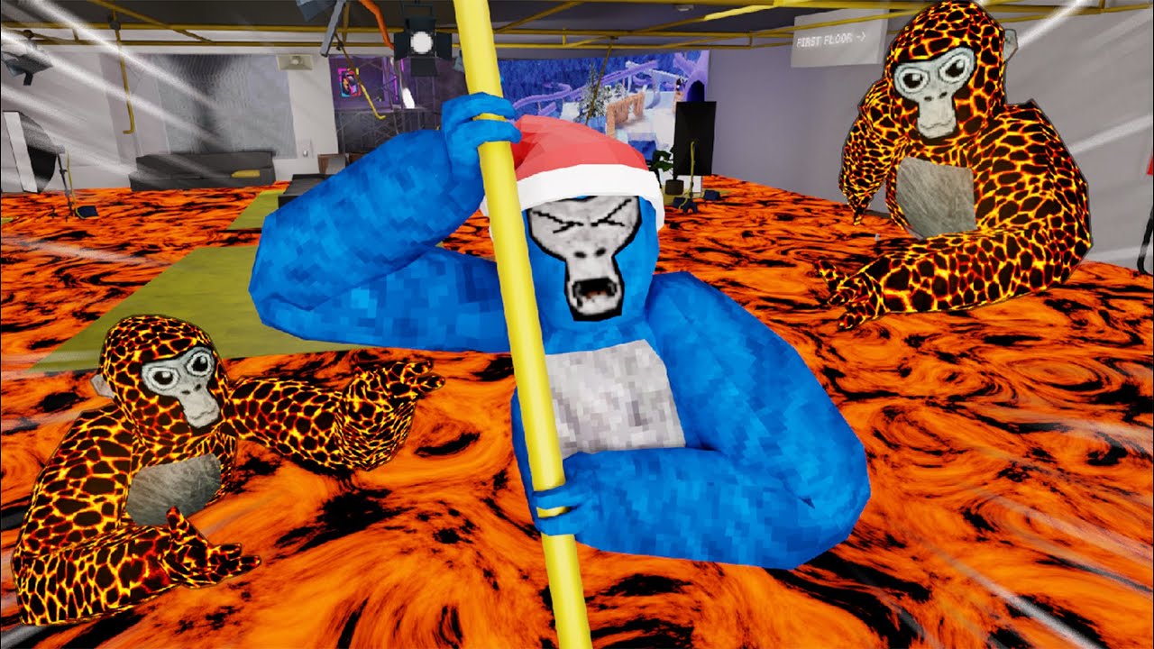 Crazy Monkes Play 2 STORY MONKE ON THE SHELF | Мини-игры Gorilla Tag (часть 2)