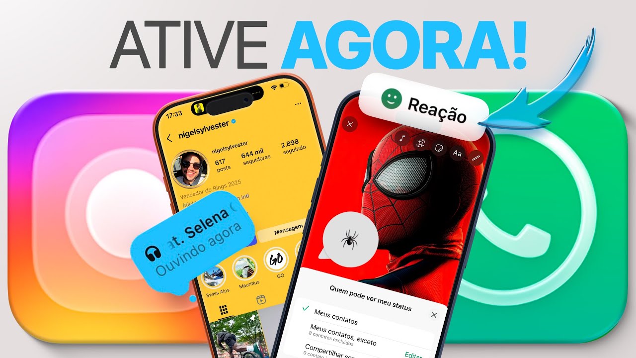As NOVAS funções do WhatsApp e Instagram que TODO MUNDO vai usar