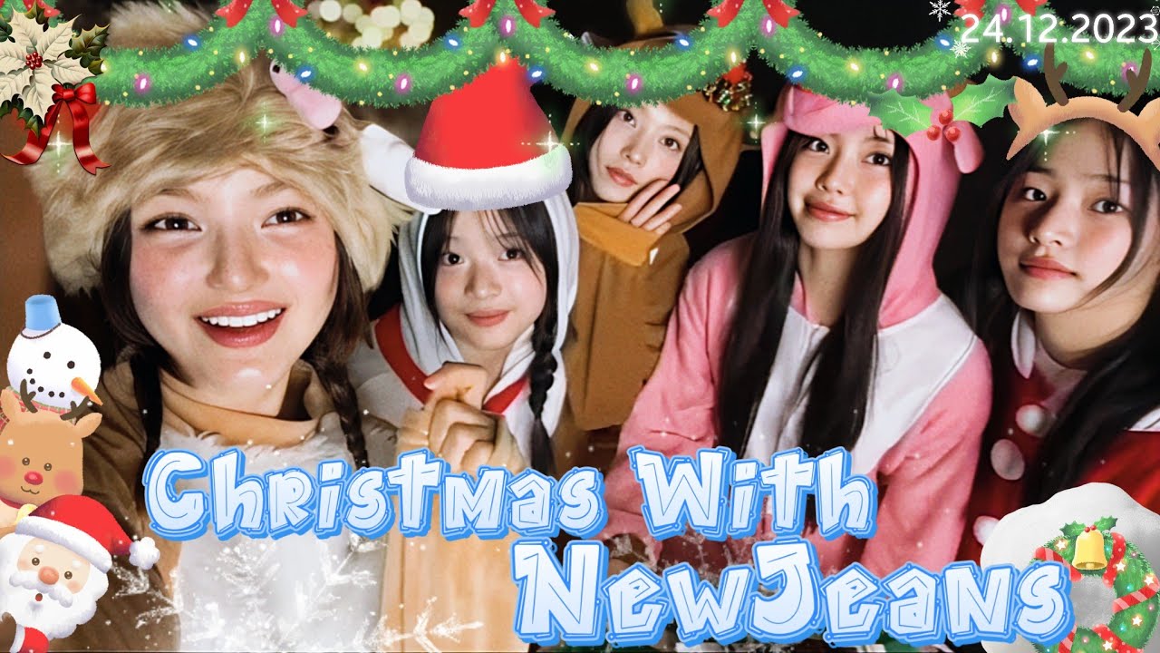 NewJeans Christmas Live Full  OT-5 ☃️🎁 20231224 | Minji Phoning Live Full 24.12.2023 #newjeans