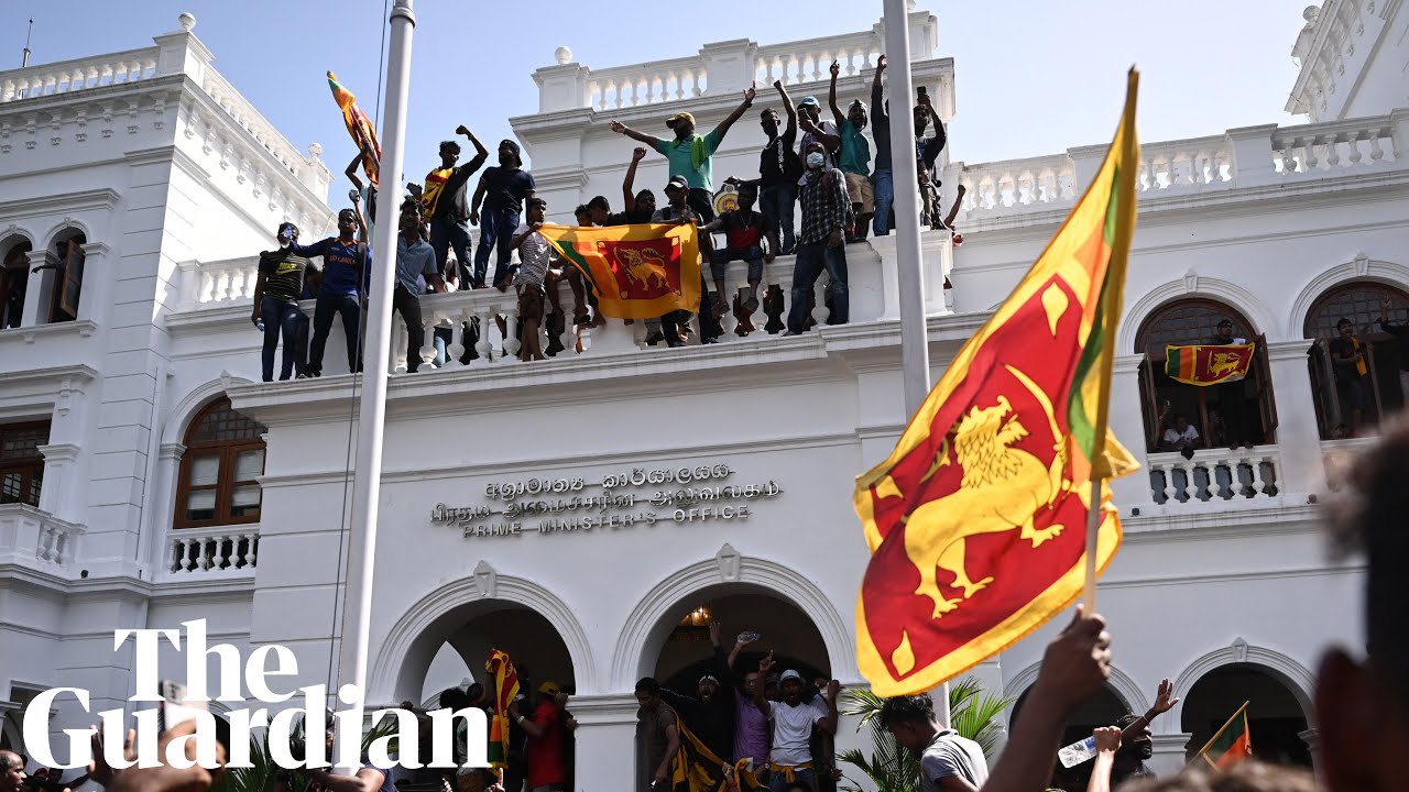 Sri Lanka protesters enter prime ministerial compound after president flees