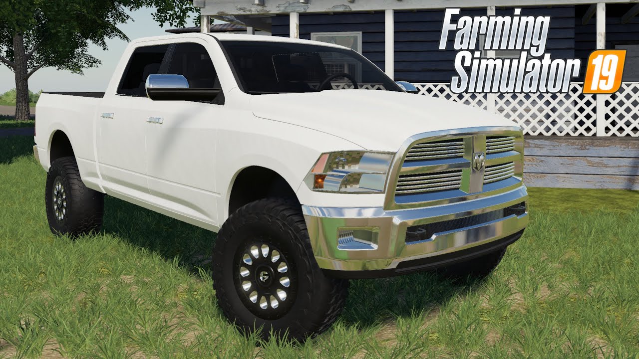 FS19 - Dodge RAM 2500 - American Car mod for Farming Simulator 2019