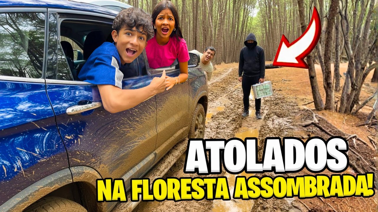 FICAMOS PRESOS EM UMA FLORESTA ASSOMBRADA!! *ESTAMOS SENDO OBSERVADOS 😱😱