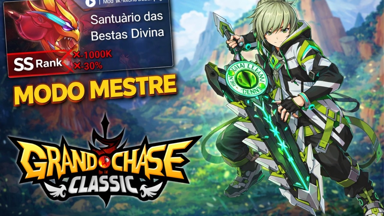 É POSSÍVEL SS NO MODO MESTRE COM ZERO?  Santuário das Bestas Divina | Grand Chase Classic