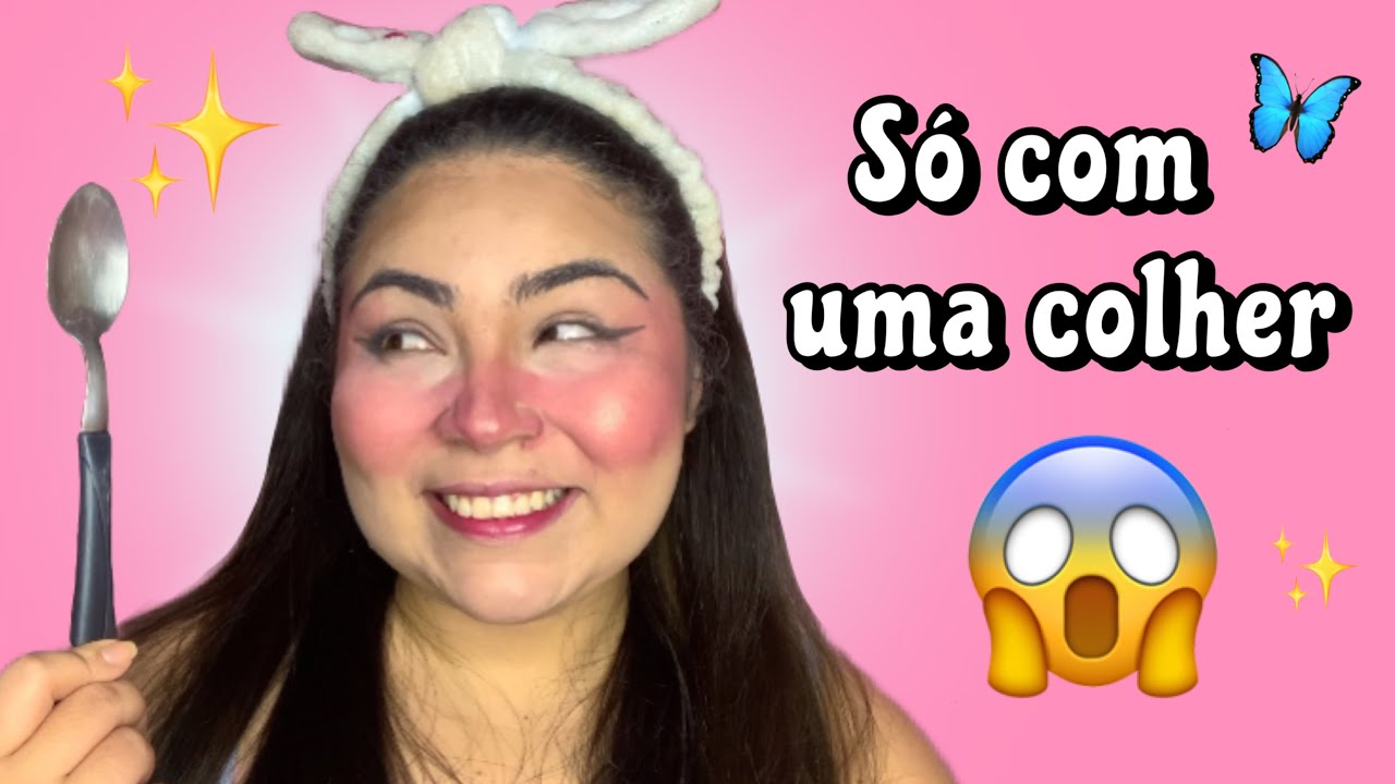 ESPALHANDO A MAQUIAGEM SÓ COM UMA COLHER 😱