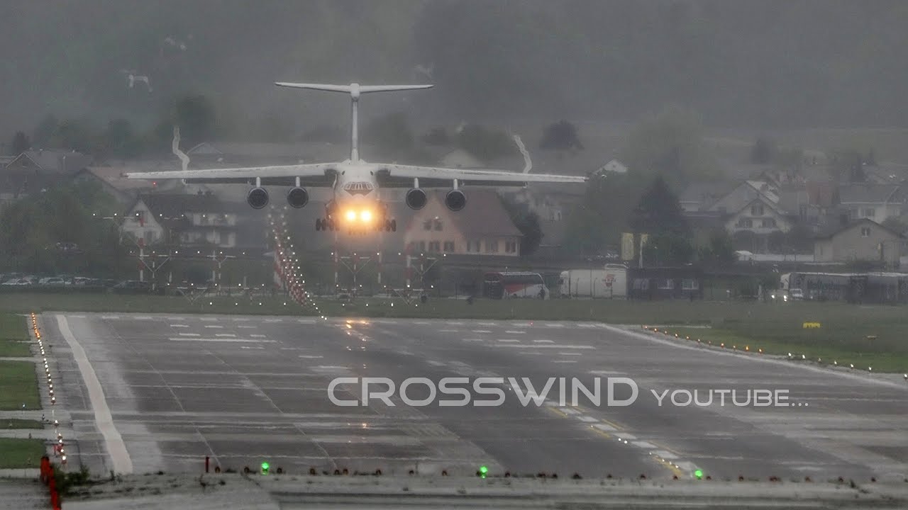 Rainy Plane-Spotting with Ilyushin IL-76 | Zurich Airport 09.05.2023