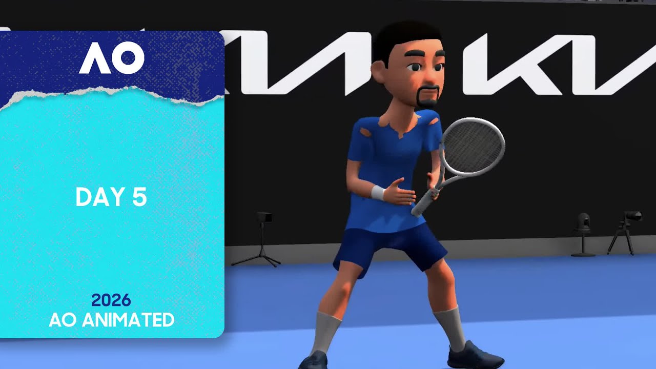 LIVE | AO Animated Day 5 | Australian Open 2026