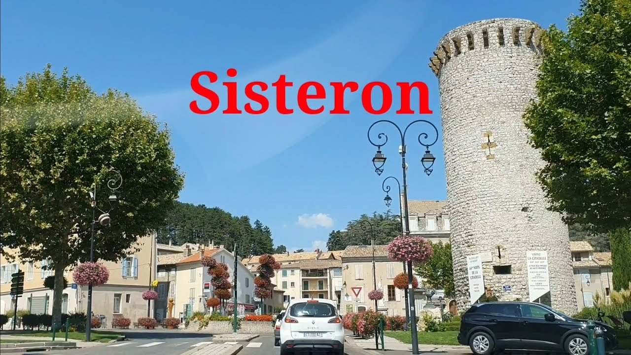 Driving tour through Sisteron to Grenoble.
Conduire à Sisteron, traverser vers Grenoble