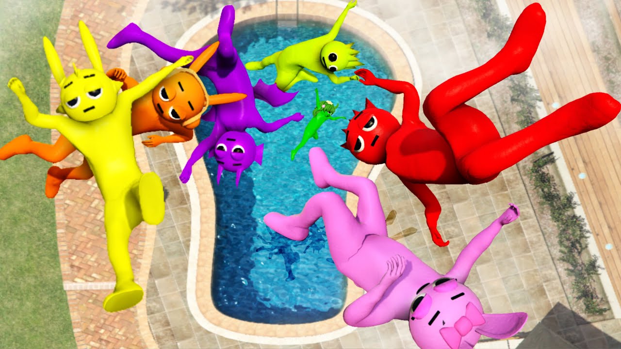GTA 5 Incdredibox Sprunki Crew Ultimate Jumping