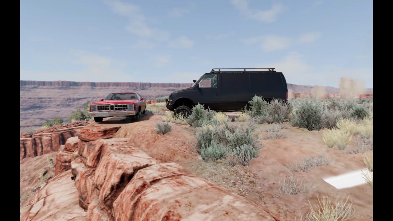 Extreme Long Destructive Jumps Beamng Car Drive