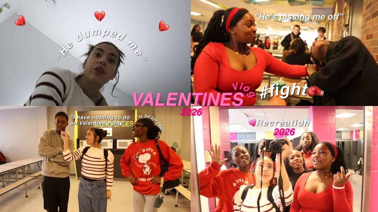 VALENTINES SCHOOL VLOG *gone wrong* | sophomore in high school 