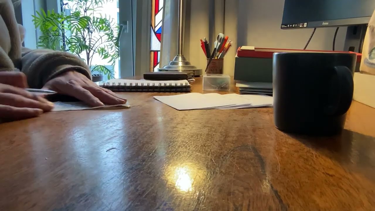 Do taxes with me part 1, sorting receipts (real life ASMR)