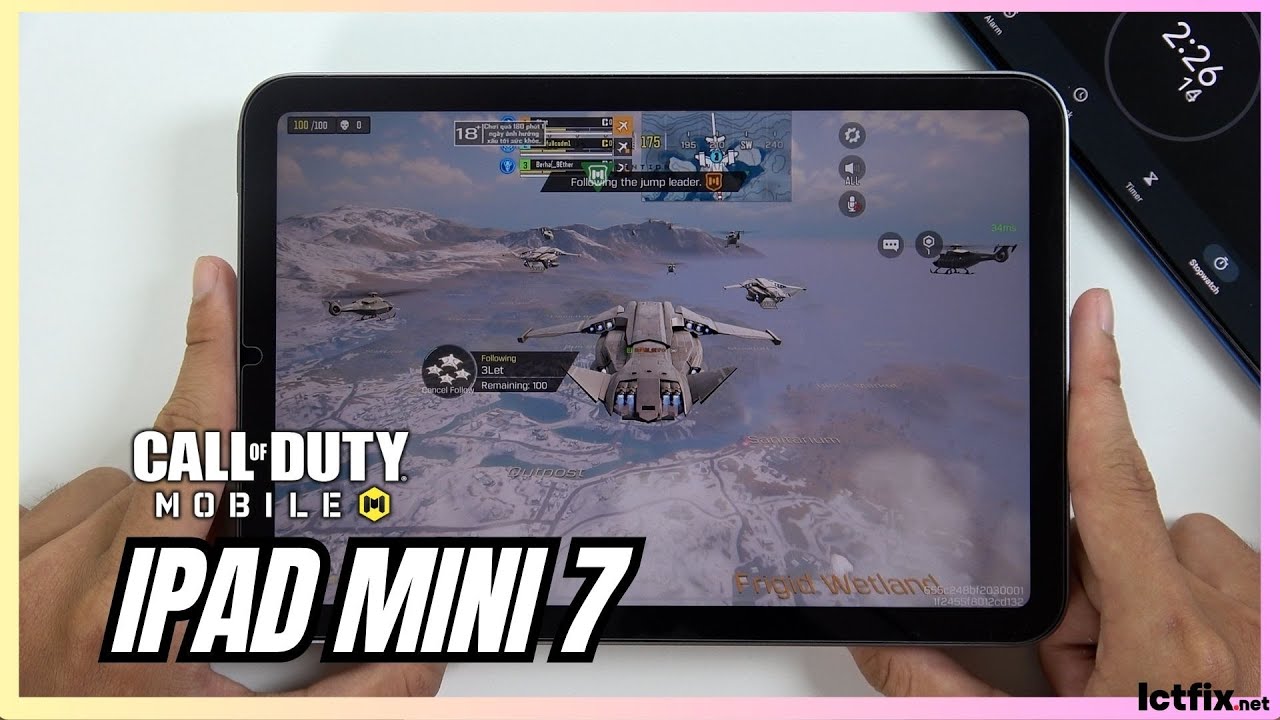 iPad Mini 7 Call of Duty Mobile Gaming test CODM | Apple A17 Pro