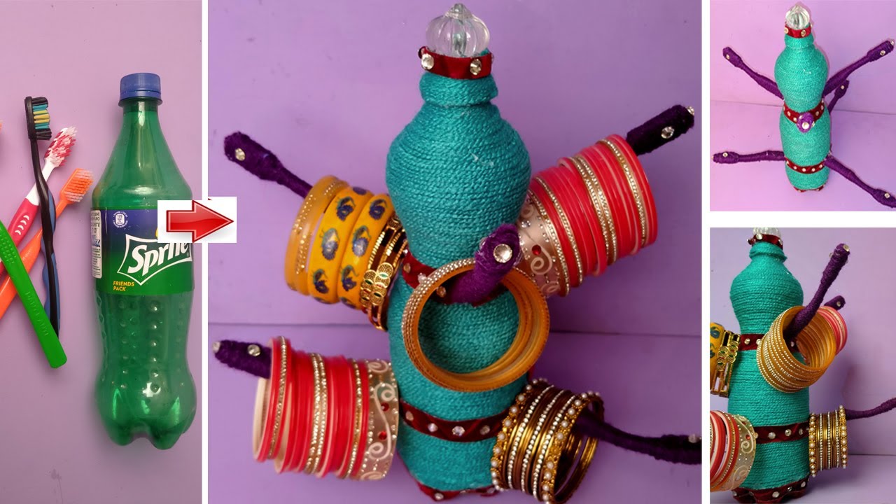 HOW TO MAKE BANGLES STAND DESIGN | CHUDIYO KA STAND CARDBOARD SE KAISE | BANGLE STAND MAKING AT HOME