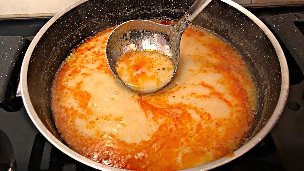Çorbë Shtëpie me Kos me dhe Miell me shije perfekte Kış Akşamları için Nefis Yoğurt Çorbası