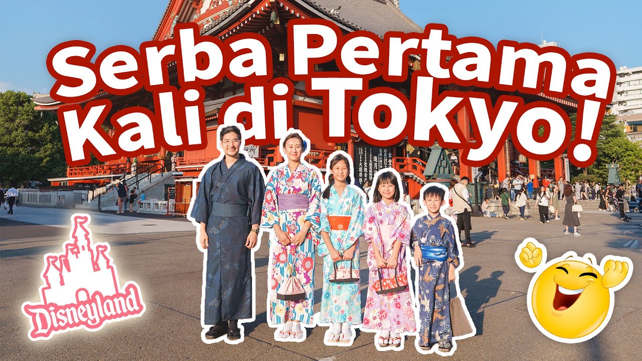 HARUSNYA PAKAI BAHASA JEPANG MALAH KECEPLOSAN PAKAI BAHASA INDONESIA TERUS!! 😆 처음 가보는 도쿄디즈니랜드!!