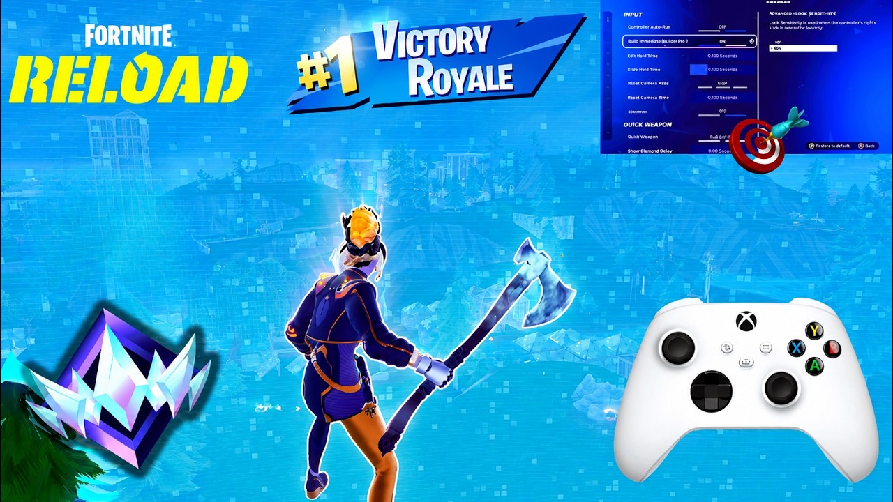 NEW BEST Controller SETTINGS + Sensitivity in Fortnite Chapter 7 (XBOX/PS4/PS5/PC)