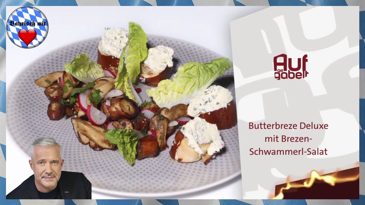 Alexander Herrmann - Butterbrezen Deluxe mit Brezen Schwammerl-Salat