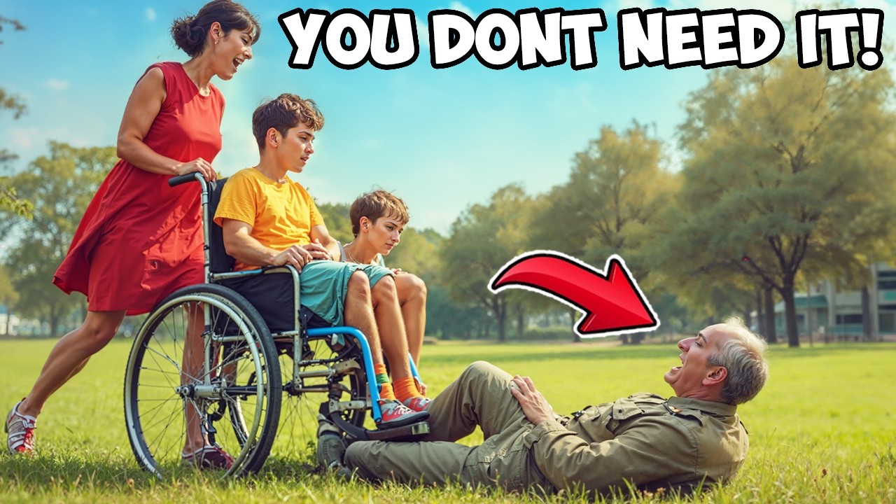 Karen Steals Veteran’s Wheelchair, Insists I’m DEFRAUDING The Gov & Faking Illness!