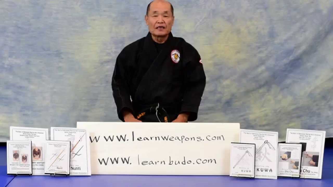 Shihan Nishiuchi's budo / weapons commercial - books, DVDs, online learning