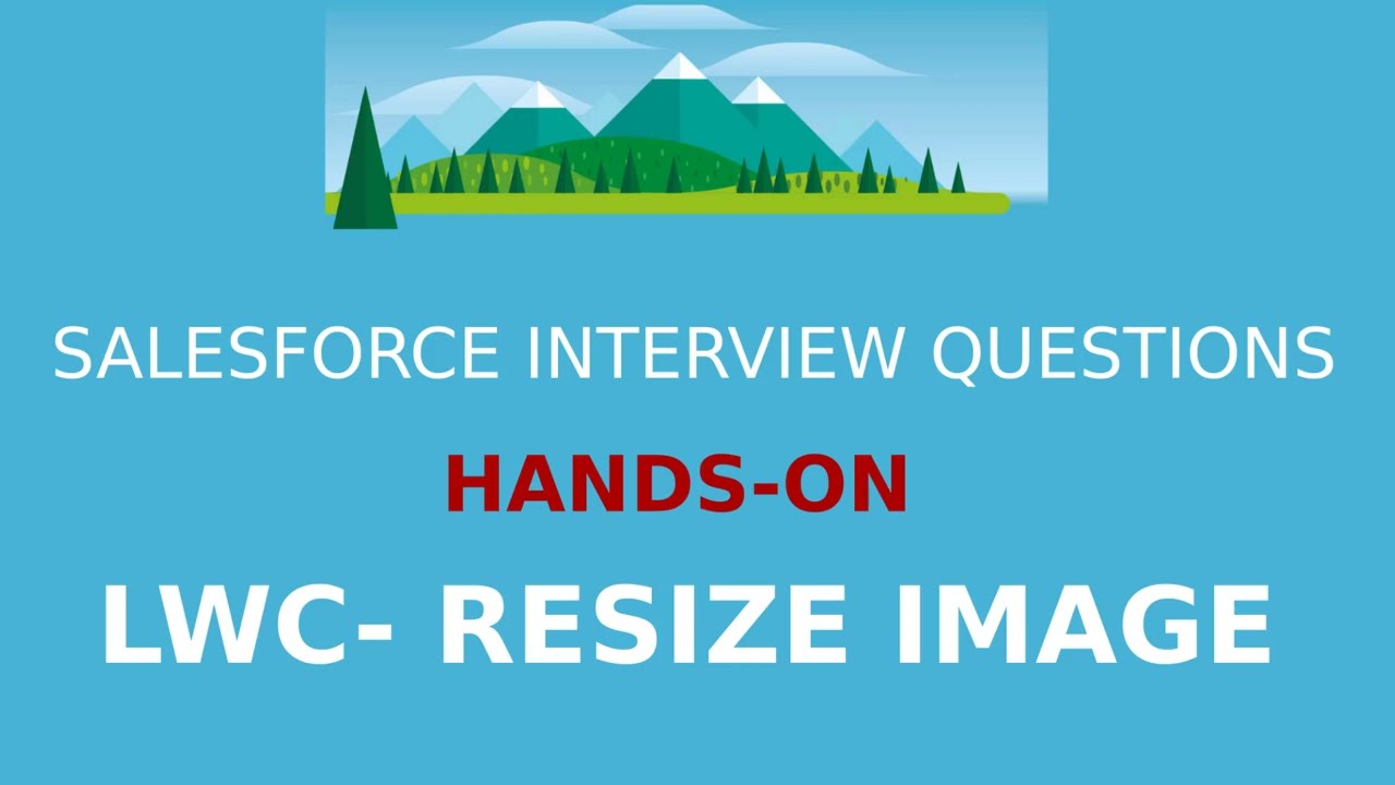 Salesforce Hands-on - Image Resize (LWC + Node.js)
