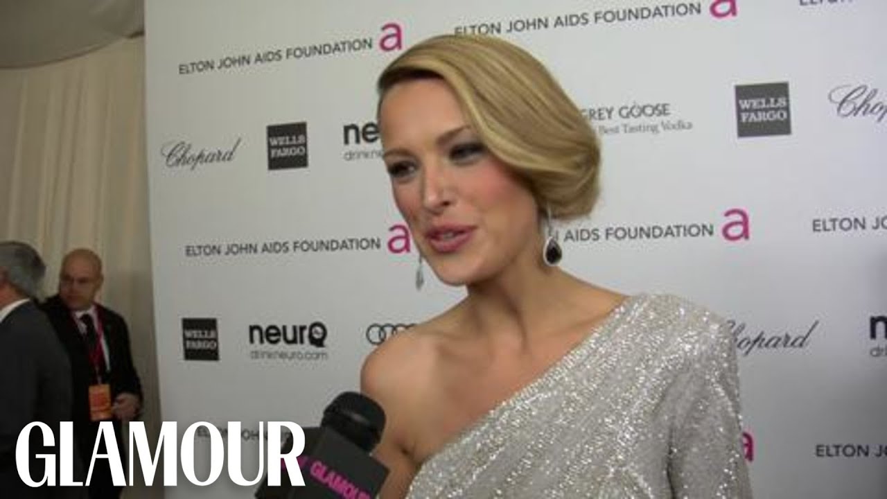 Glamour Interviews Steven Tyler, Matthew Morrison, and Nina Dobrev at Elton John's Oscar Party