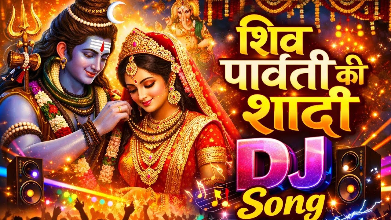 शिव पार्वती की शादी DJ Song 2026 | Mahadev Parvati Vivah Remix | Hard DJ Bhajan