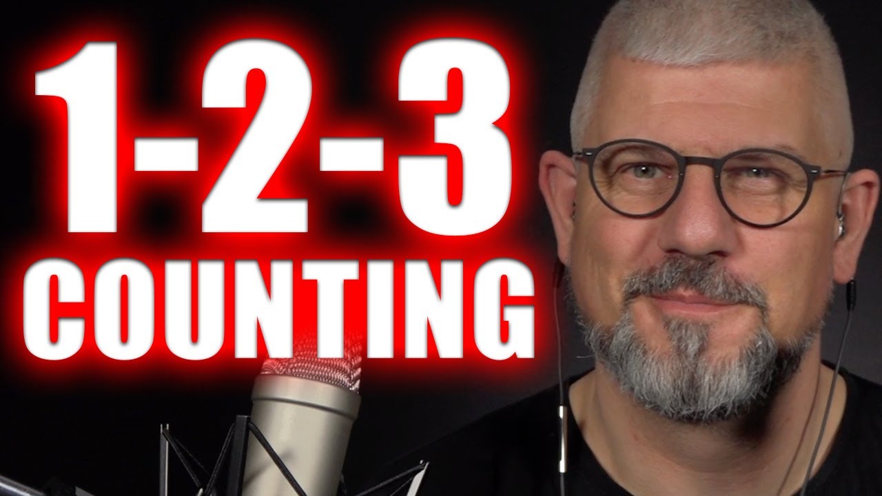 ASMR | Counting in German | Zählen auf Deutsch | Whispered | Inaudible Whispering