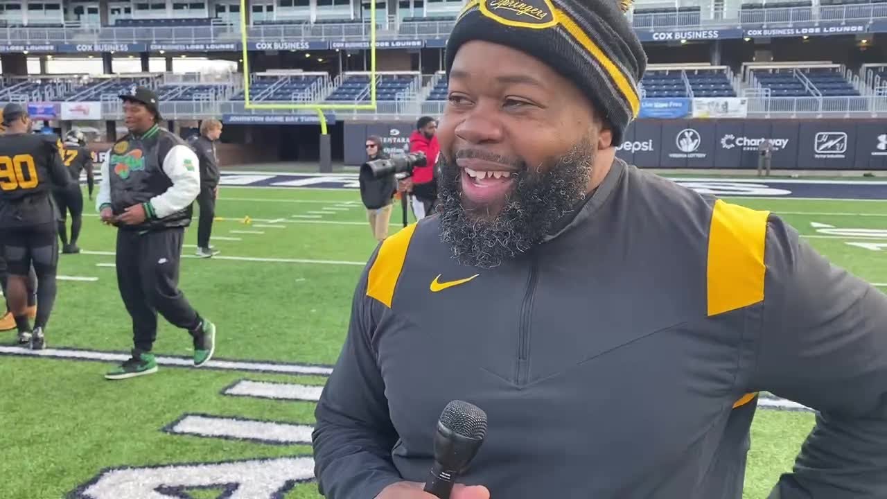 Highland Springs coach Loren Johnson after state championship win over Maury